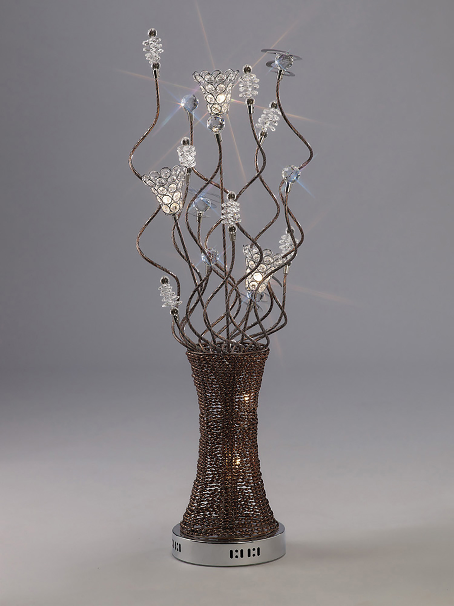 Kristal Aluminium Crystal Table Lamps Diyas Home Armed Table Lamps Kristal Aluminium Crystal Table Lamps Diyas Home Armed Table Lamps